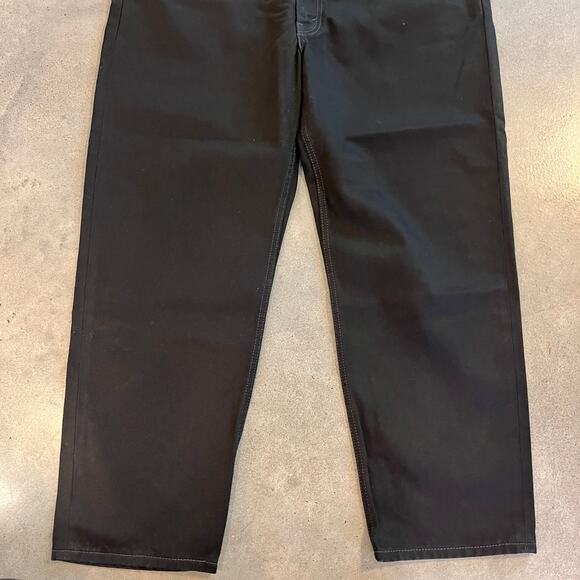 Levi Strauss Co 550 Black Denim Jeans Mens 42W 30L classic pants NEW 3XL - Picture 3 of 7